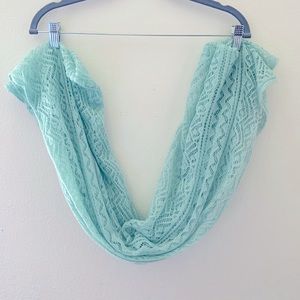 Cotton blue scarf
